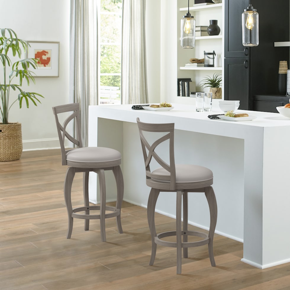 positano gray counter height stool   