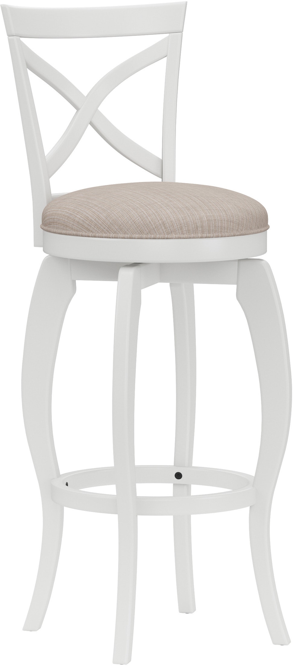 Positano Swivel Bar Stool White Value City Furniture