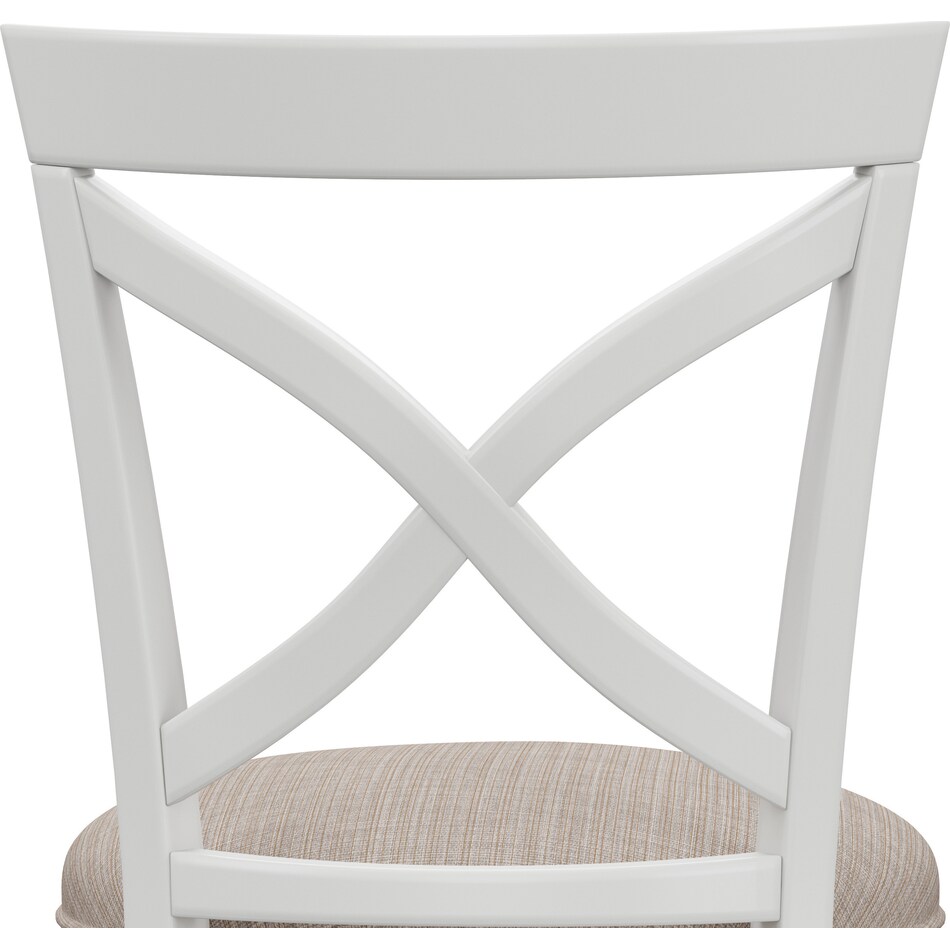 Positano Swivel Bar Stool White Value City Furniture