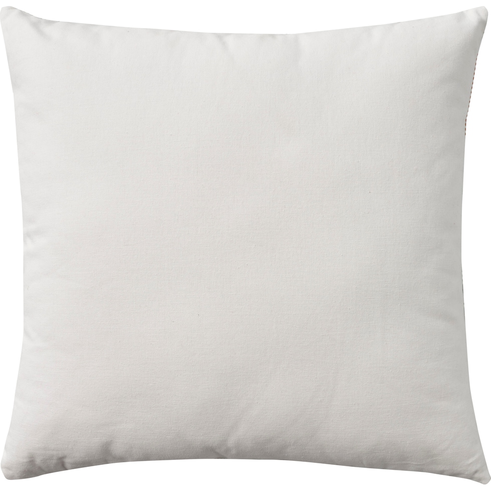 postcard white accent pillow   