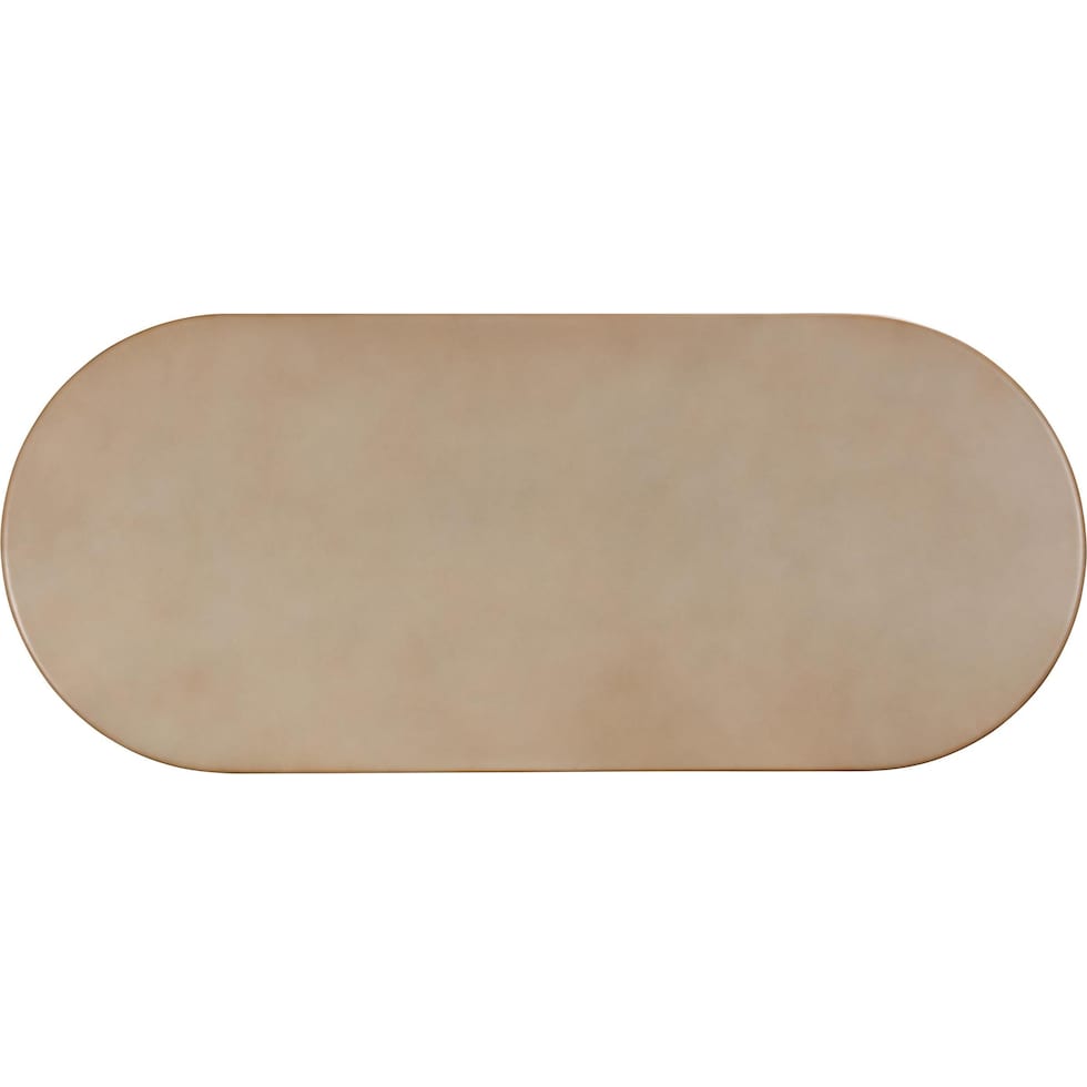 potter orange dining table   