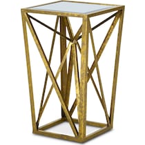 poway gold accent table   