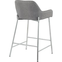 prague gray counter height stool   