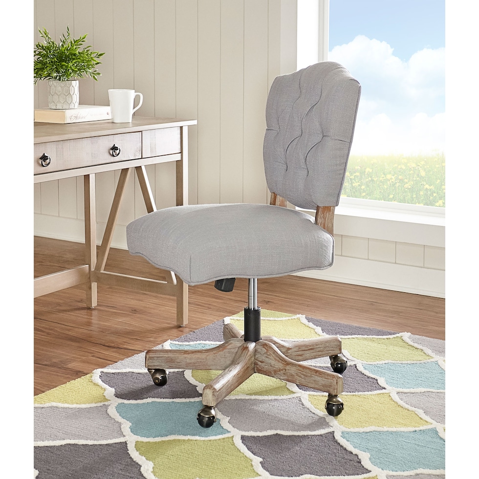 presley gray office chair   