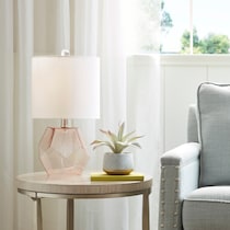 presli pink table lamp   