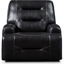 preston black recliner   