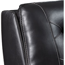 preston black recliner   