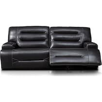 preston black sofa   