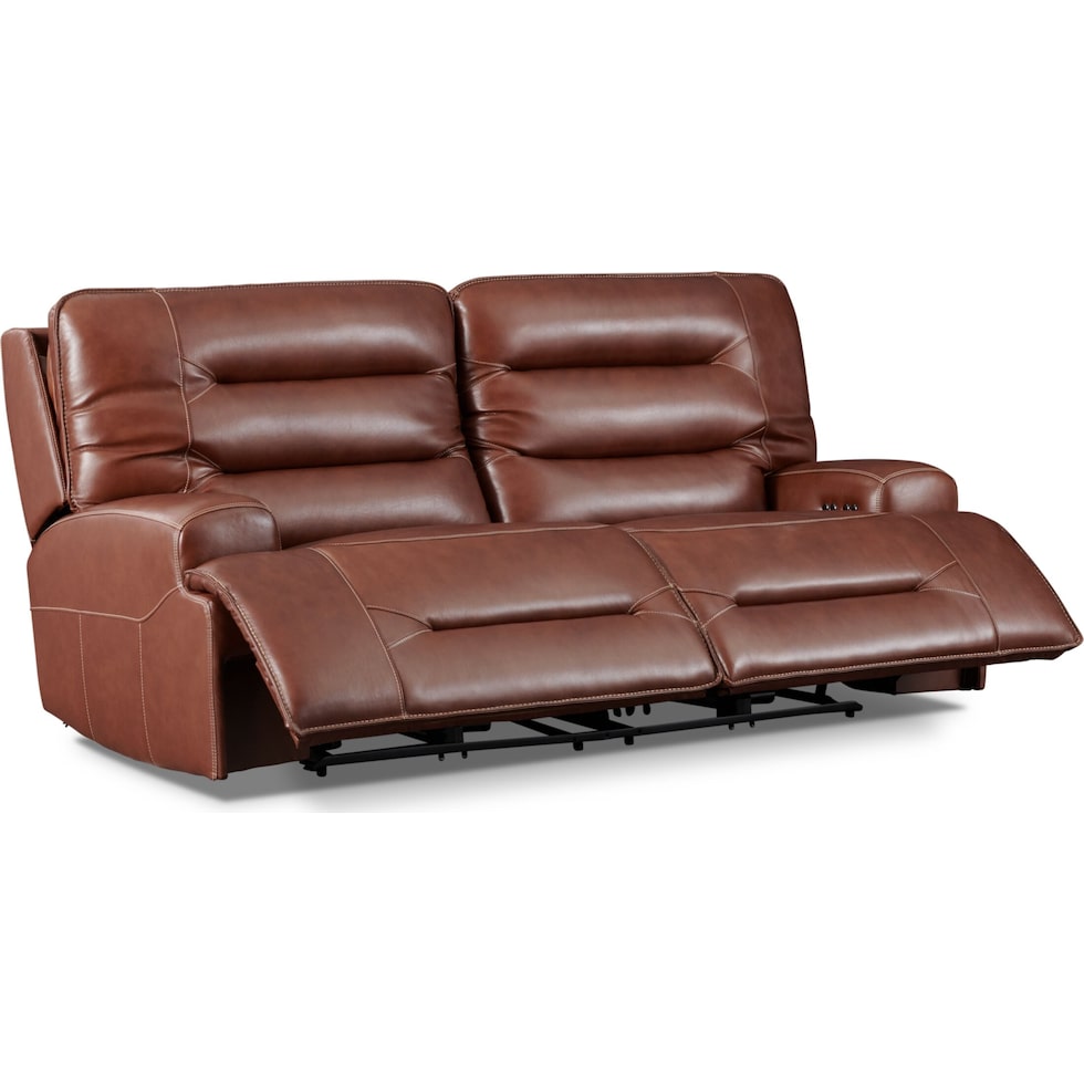 preston dark brown  pc living room   