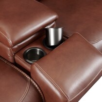 preston dark brown  pc living room   