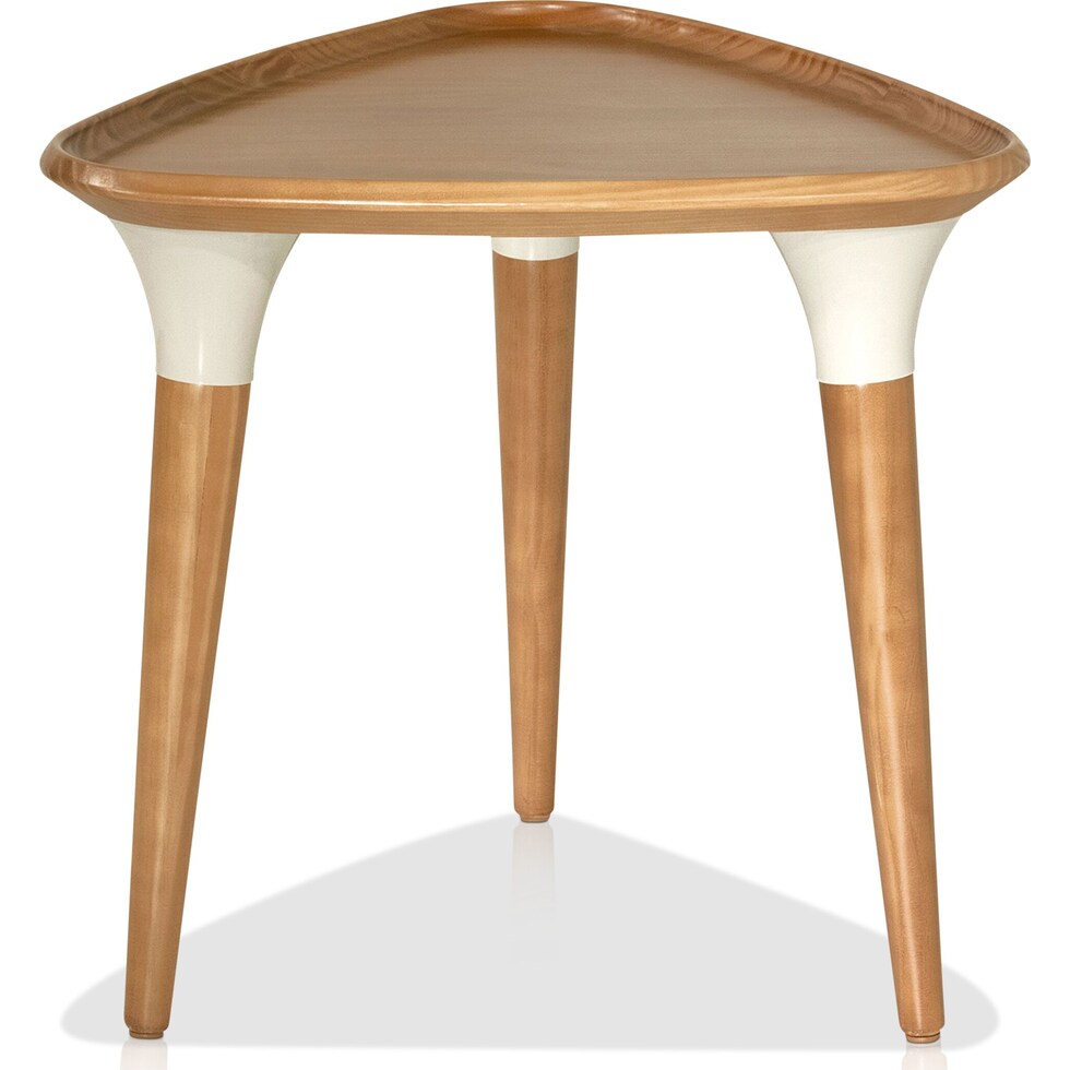 princeton light brown end table   