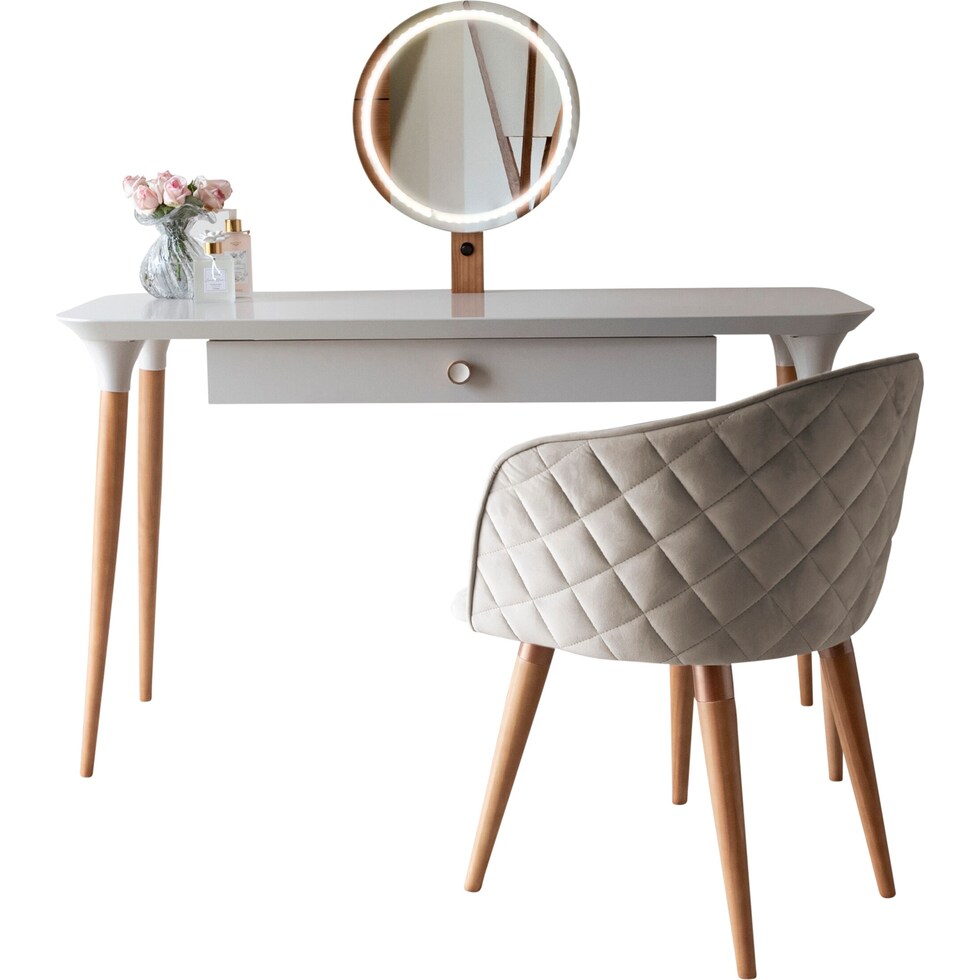 princeton off white beige vanity   