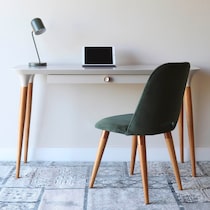 princeton white desk   