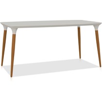 princeton white dining table   