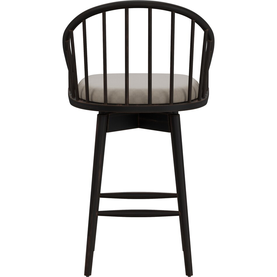priscilla black counter height stool   