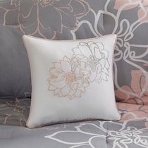 prissy gray king bedding set   