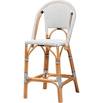 prita black white bar stool   