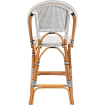 prita black white bar stool   