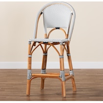 prita navy and white bar stool   