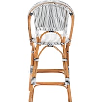 prita navy and white bar stool   