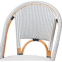 prita navy and white bar stool   