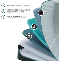 pro adapt  white california king mattress   