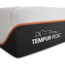 pro adapt white california king mattress split low profile foundation set   