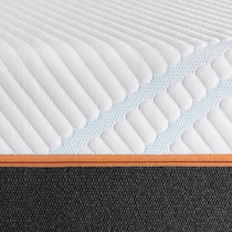 pro adapt white california king mattress split low profile foundation set   