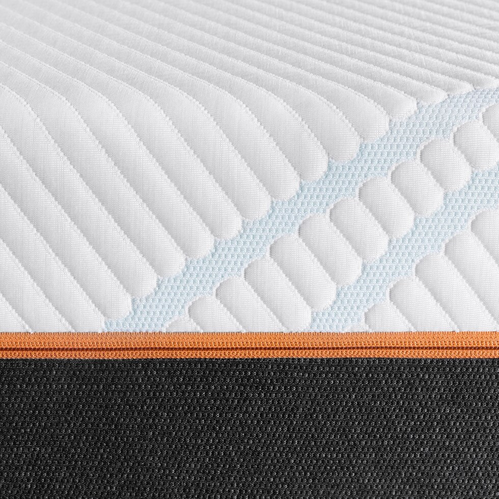 pro adapt white california king mattress split low profile foundation set   
