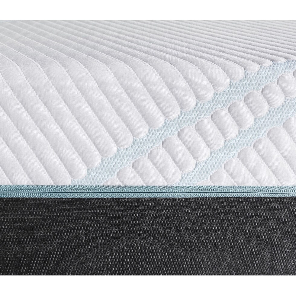 pro adapt white california king mattress split low profile foundation set   