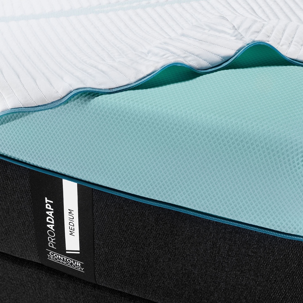 pro adapt white full mattress foundation set   