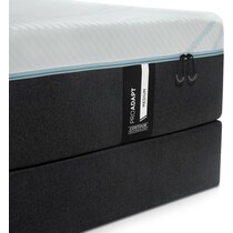 pro adapt white king mattress split foundation set   
