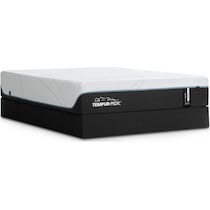 pro adapt white queen mattress foundation set   