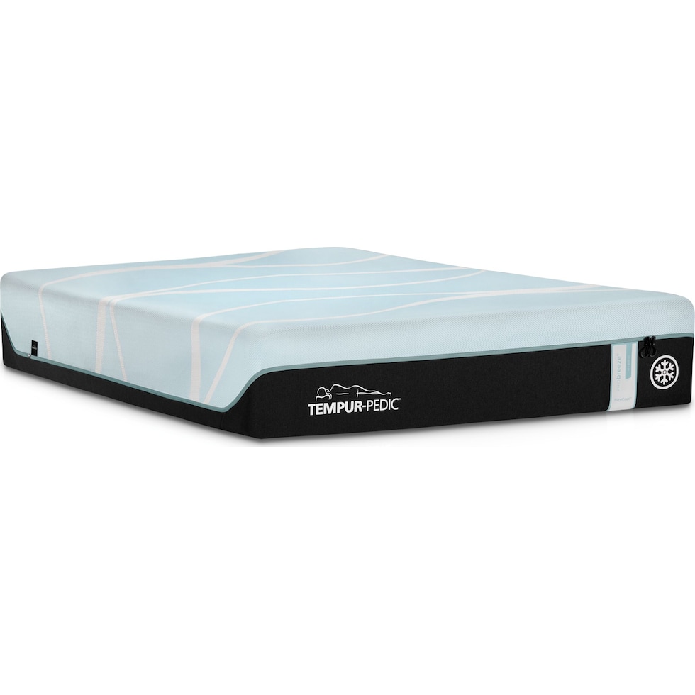 pro breeze blue queen mattress   