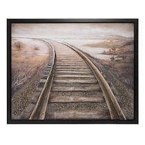 progress brown wall art   