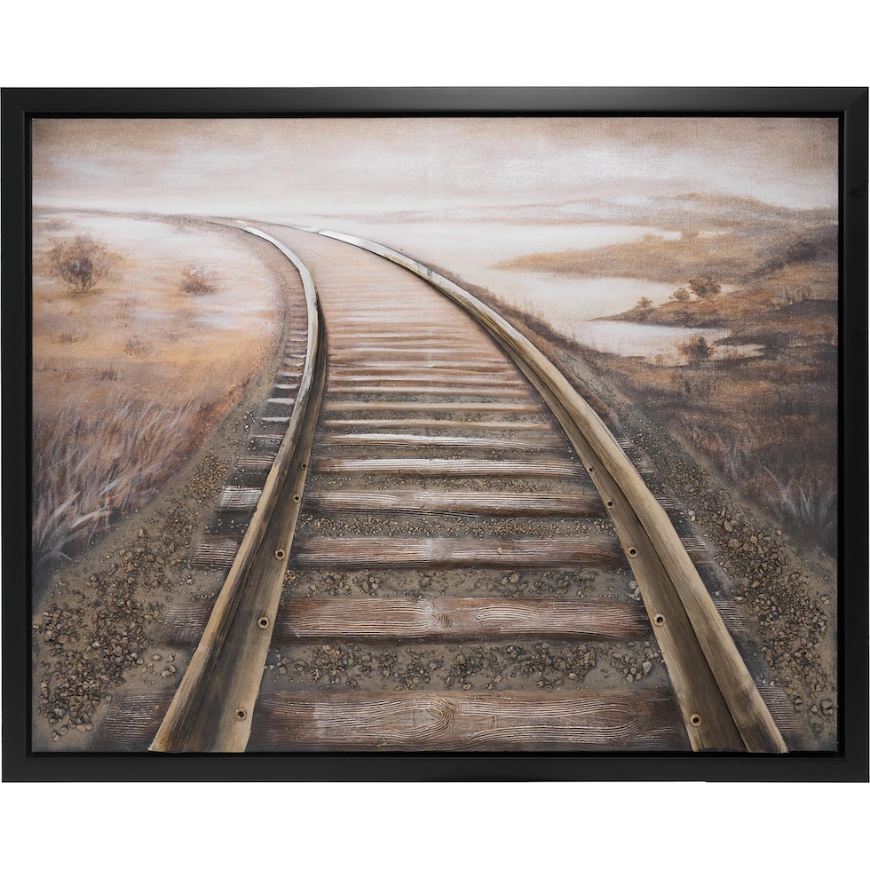 progress brown wall art   