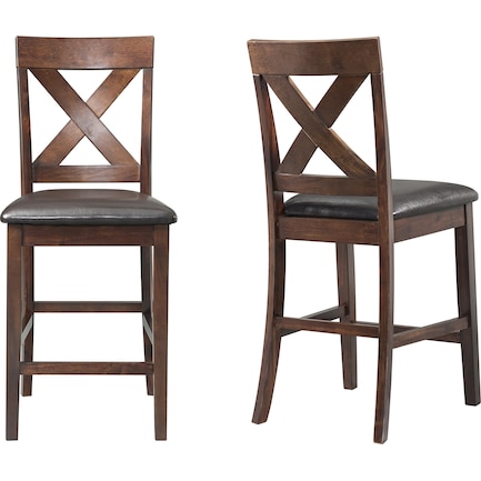 Prospect Set of 2 Counter-Height Stools - Cherry