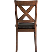 prospect dark brown dining chair   