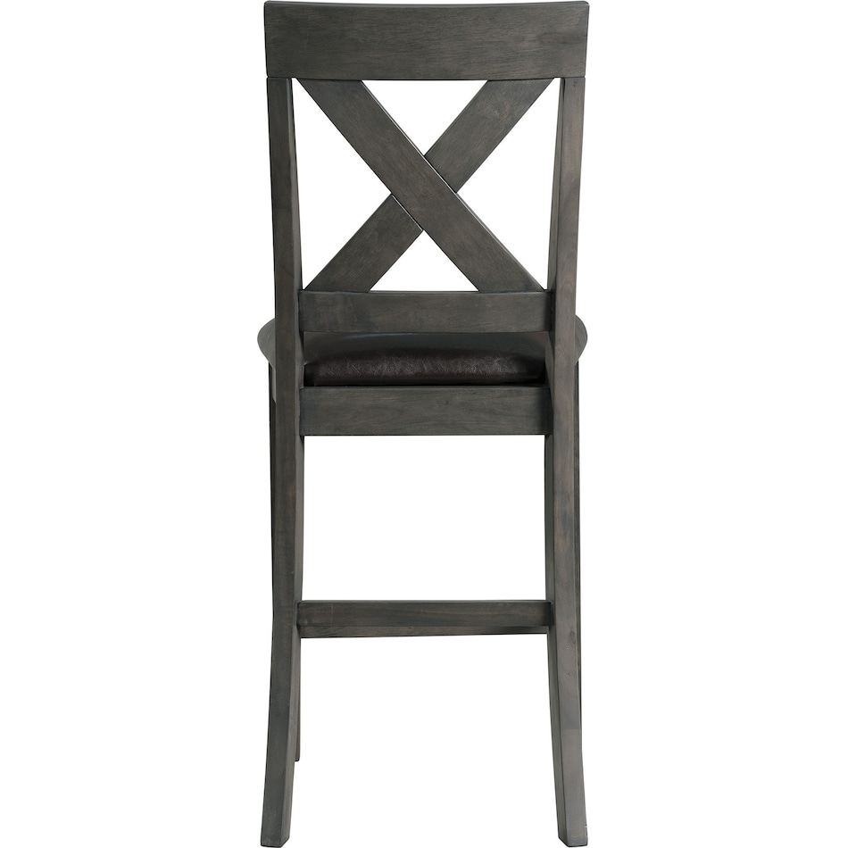 prospect gray counter height stool   