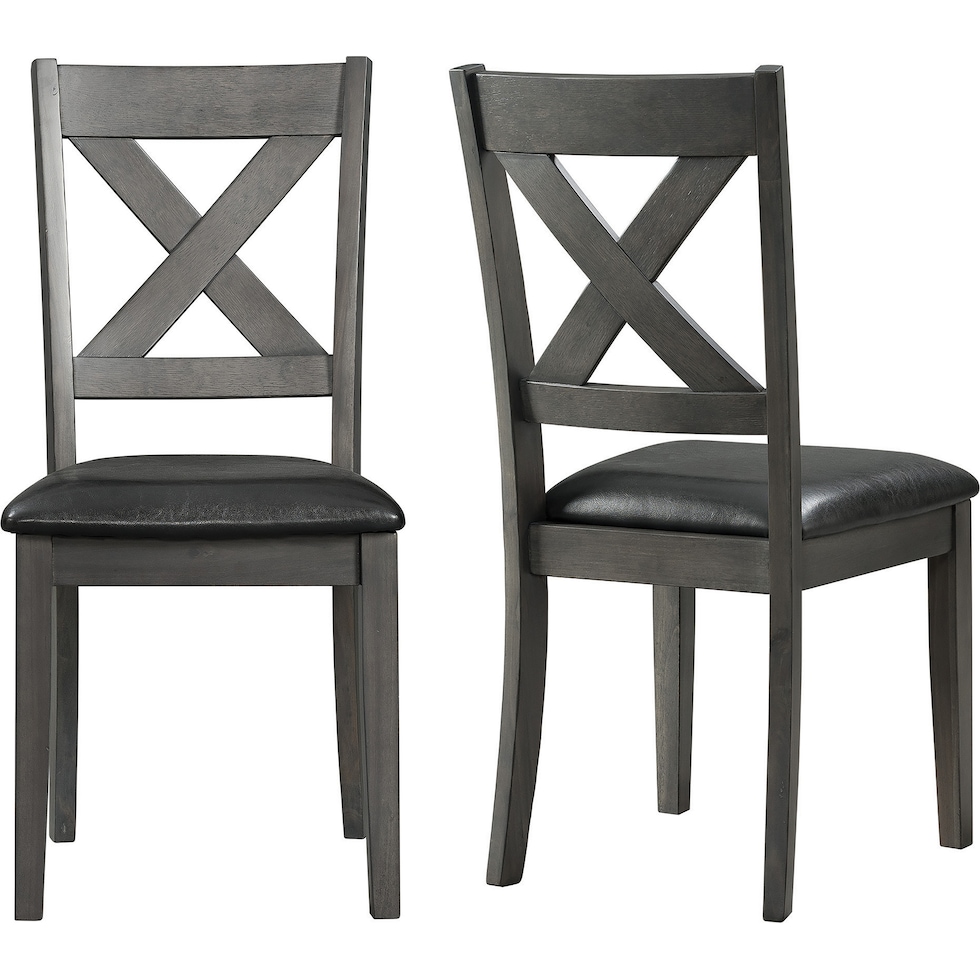 prospect gray dining chair   
