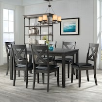 prospect gray dining chair   