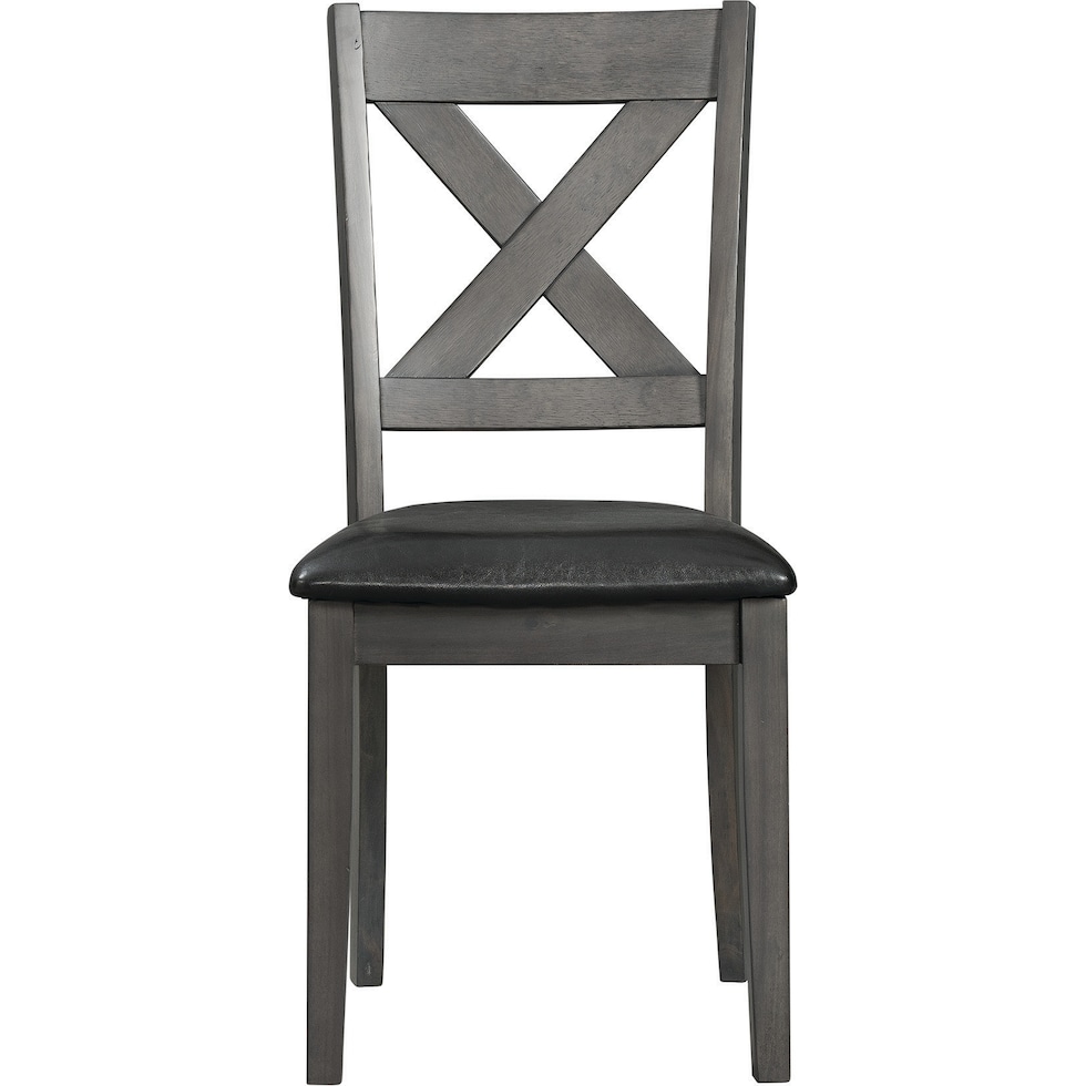 prospect gray dining chair   