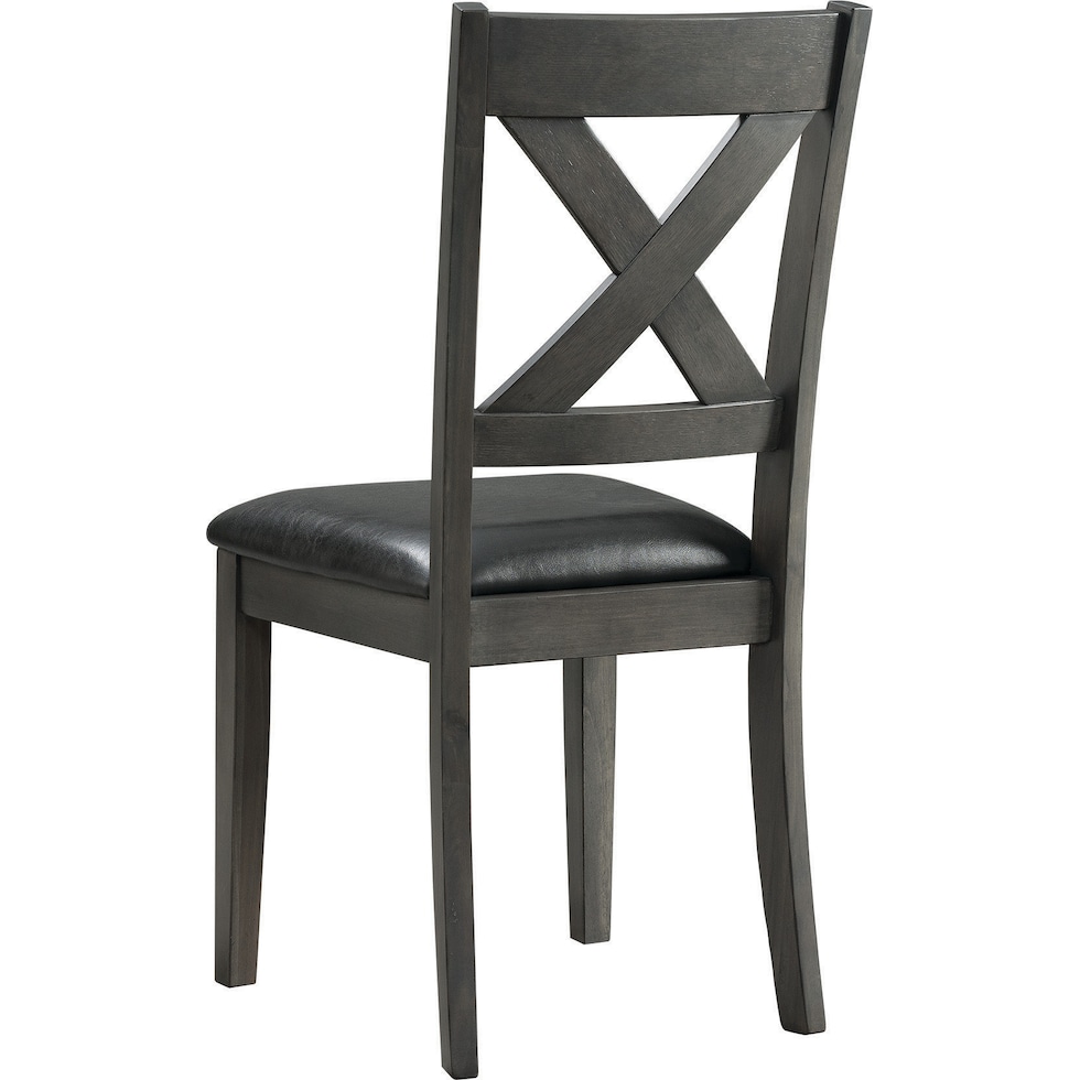 prospect gray dining chair   