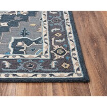 pru blue area rug  x    