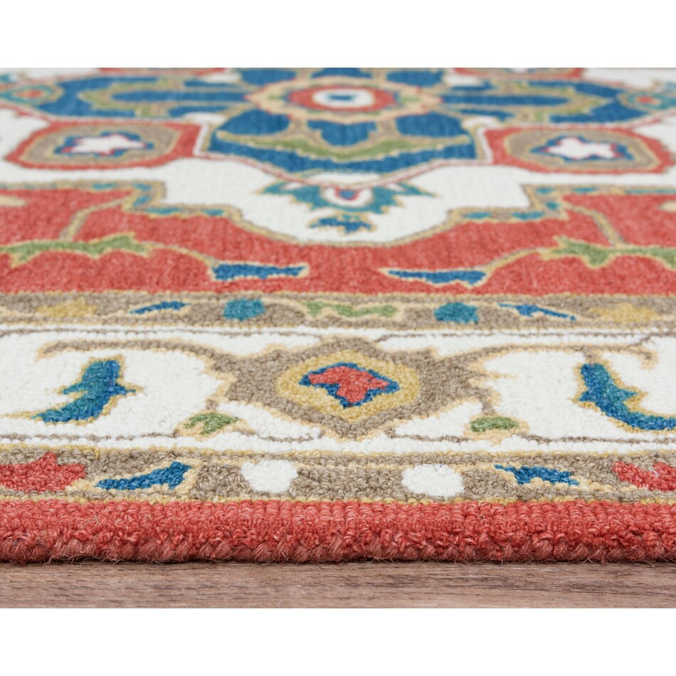 Pru Area Rug Red Value City Furniture