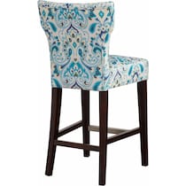 prudence blue counter height stool   