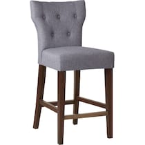 prudence gray counter height stool   