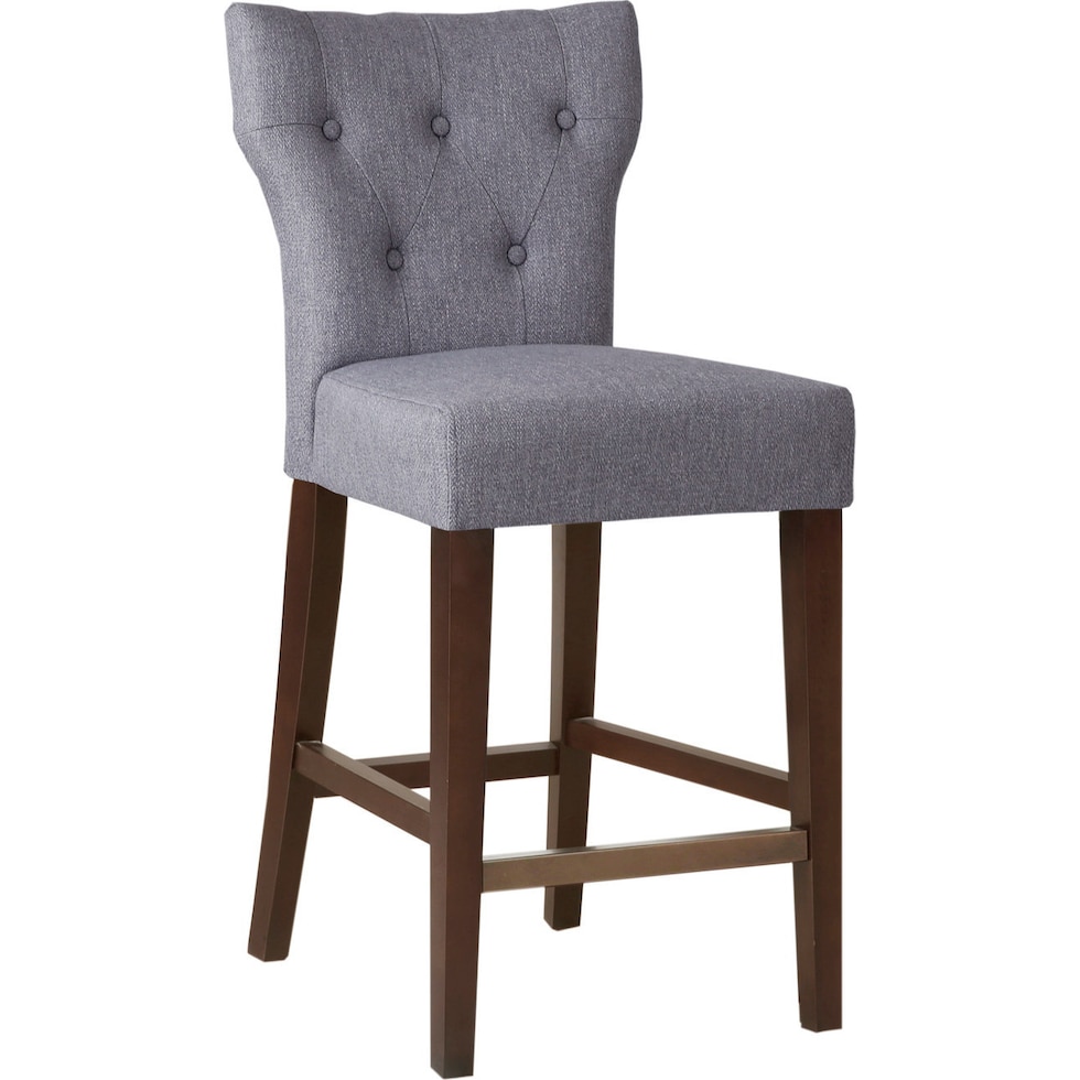 prudence gray counter height stool   
