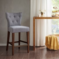 prudence gray counter height stool   