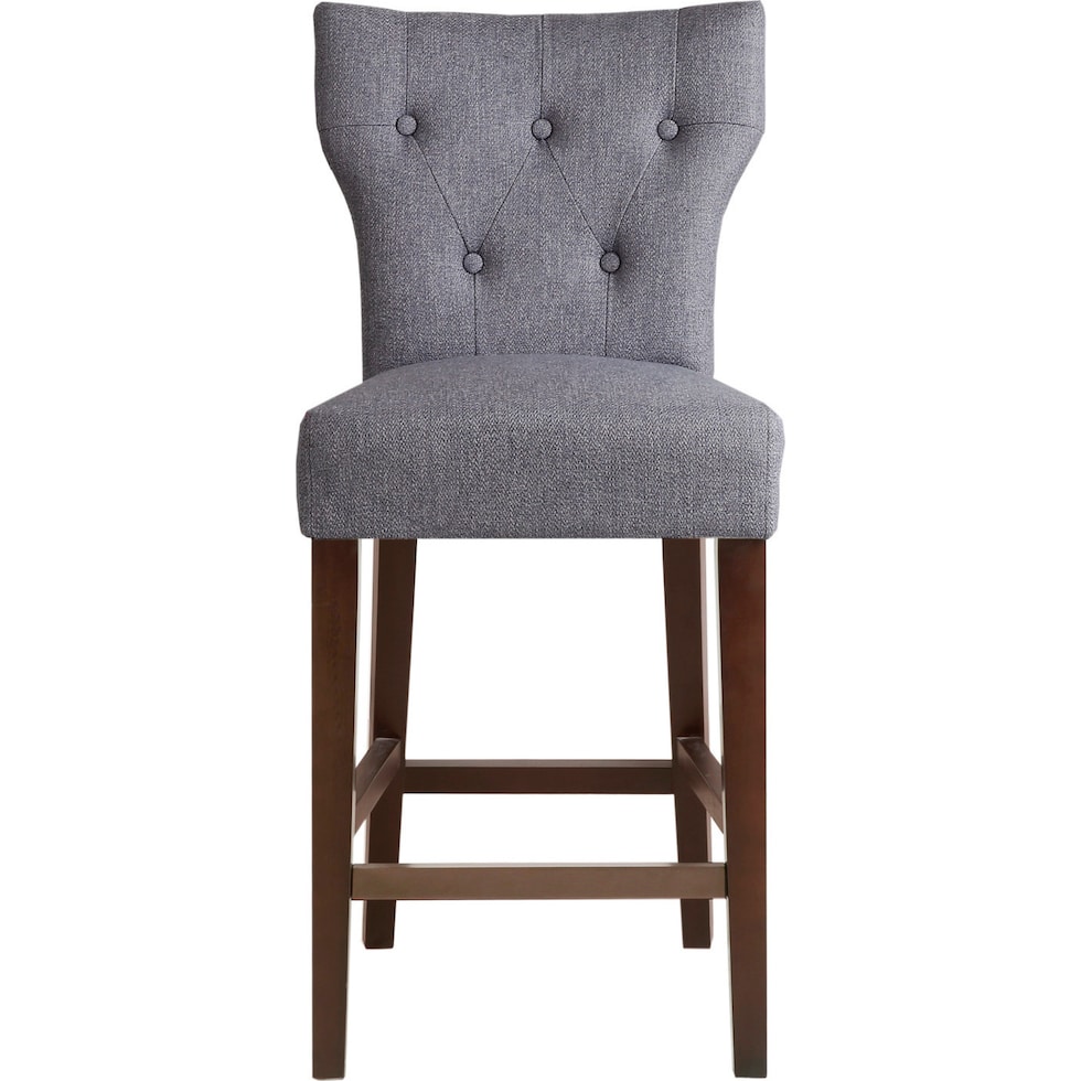 prudence gray counter height stool   
